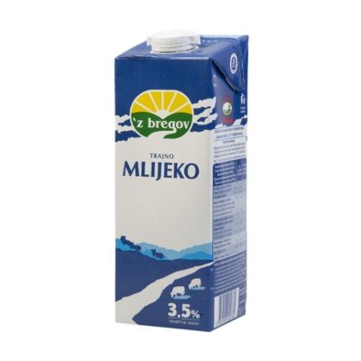 Milk 3.5% milk fat 1l market Baotić
