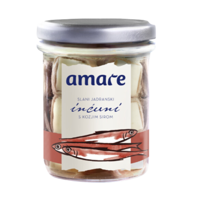 Salted anchovy with goat cheese 210g AMARE